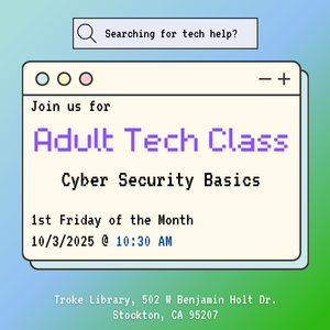 Adult Tech Class: Cy